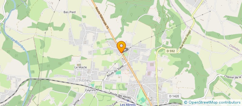 localisation de l'entreprise MONSIEUR TONY PAGLIARA  LES ABRETS EN DAUPHINE