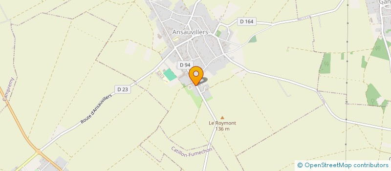 localisation de l'entreprise MONSIEUR TONY PAILLIER  ANSAUVILLERS