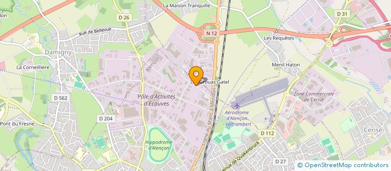 localisation de l'entreprise MONSIEUR TONY PATRICE à ALENCON