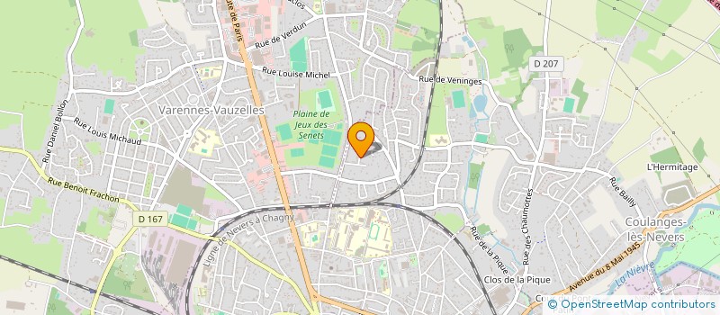 localisation de l'entreprise MONSIEUR TONY PAYARD  COULANGES-LES-NEVERS