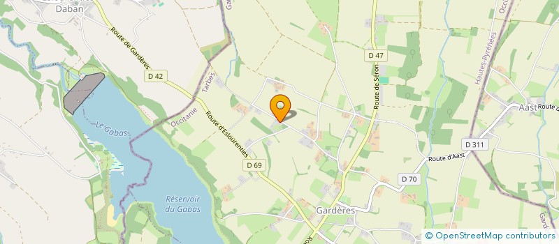 localisation de l'entreprise MONSIEUR TONY PERE  GARDERES