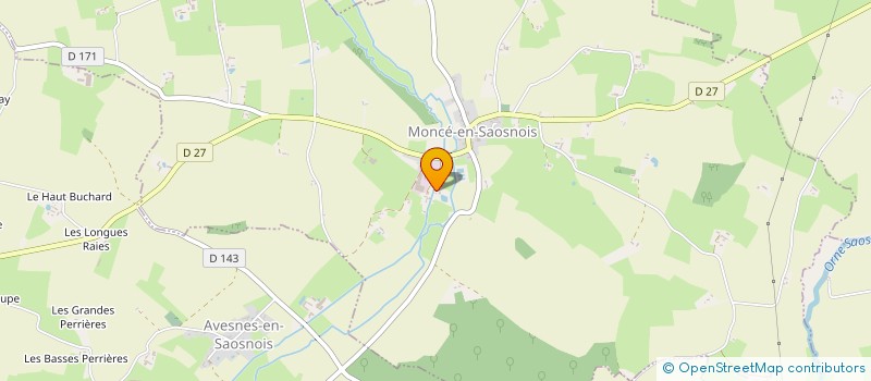 localisation de l'entreprise MONSIEUR TONY PEREIRA  MONCE-EN-SAOSNOIS