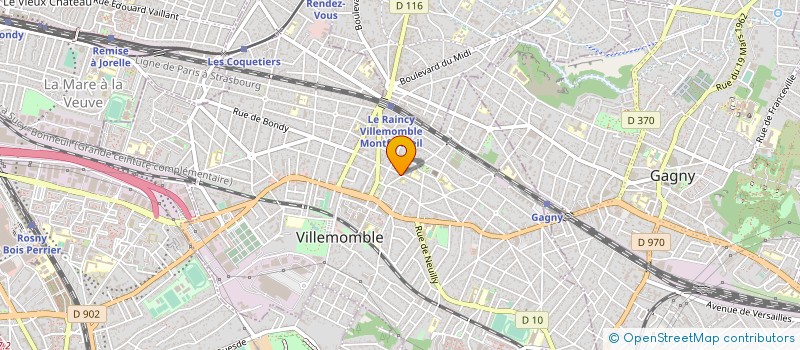 localisation de l'entreprise MONSIEUR TONY PEREIRA CORREIA à CHAMPIGNY-SUR-MARNE