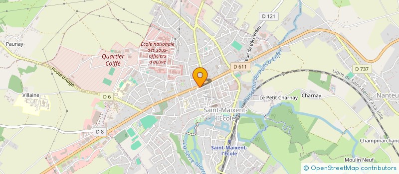 localisation de l'entreprise MONSIEUR TONY PETIT à SAINT-MAIXENT-L'ECOLE