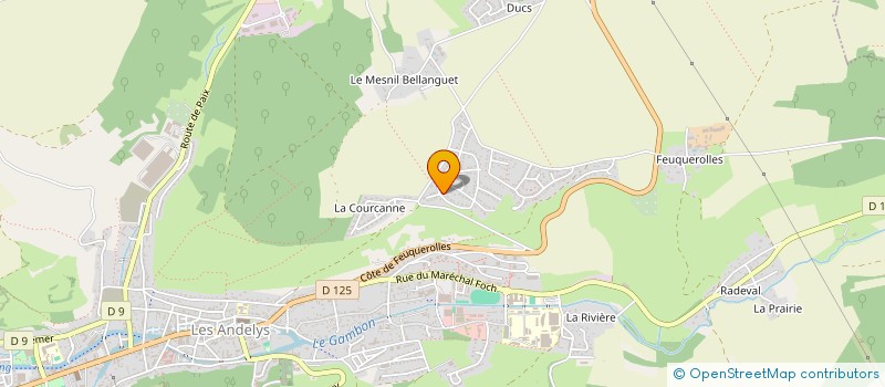 localisation de l'entreprise MONSIEUR TONY PETIT HOMME  LES ANDELYS