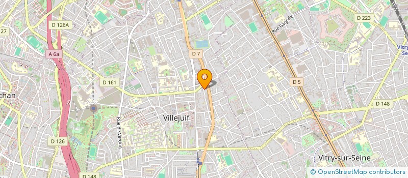 localisation de l'entreprise MONSIEUR TONY PETRILLI à VILLEJUIF