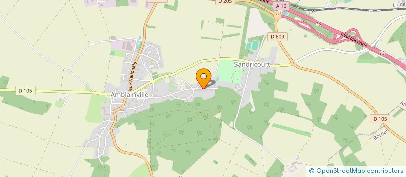 localisation de l'entreprise MONSIEUR TONY PHILIPPAU  AMBLAINVILLE