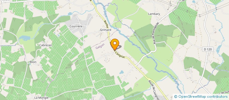 localisation de l'entreprise MONSIEUR TONY PINEL  GALGON