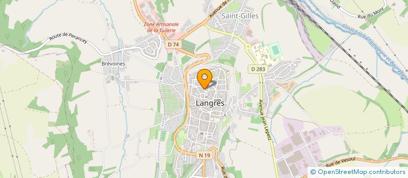 localisation de l'entreprise MONSIEUR TONY PLUBEL à LANGRES