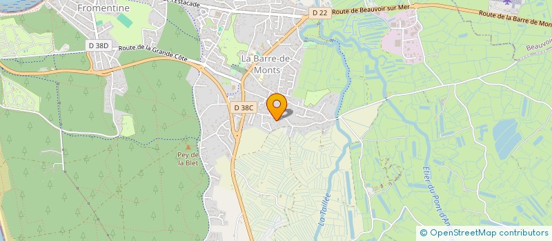 localisation de l'entreprise MONSIEUR TONY POBLADOR  LA BARRE-DE-MONTS