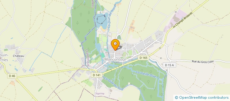 localisation de l'entreprise MONSIEUR TONY POIREAU  MONCONTOUR