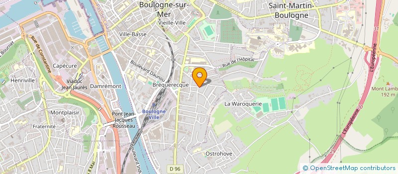 localisation de l'entreprise MONSIEUR TONY POLIE à BOULOGNE-SUR-MER