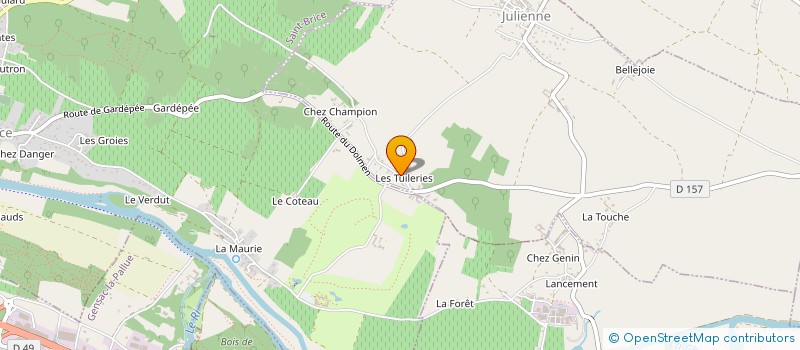 localisation de l'entreprise MONSIEUR TONY POUGNET à JULIENNE