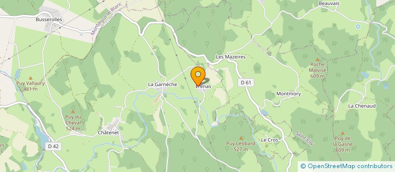 localisation de l'entreprise MONSIEUR TONY POULAIN  AZAT-CHATENET