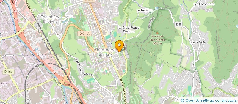 localisation de l'entreprise MONSIEUR TONY PRESTI  CHAMBERY