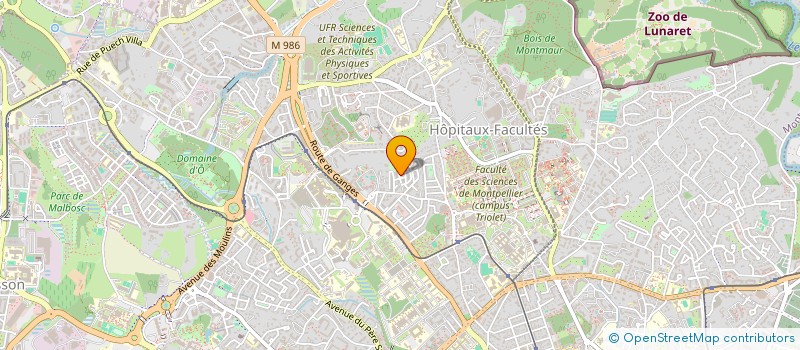 localisation de l'entreprise MONSIEUR TONY PRUVOT à MONTPELLIER
