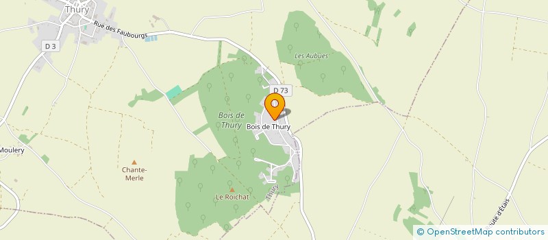 localisation de l'entreprise MONSIEUR TONY PUJAT  THURY