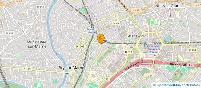 localisation de l'entreprise MONSIEUR TONY QUENTON  BRY-SUR-MARNE