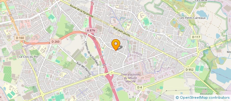 localisation de l'entreprise MONSIEUR TONY QUITTET  LES GARENNES SUR LOIRE