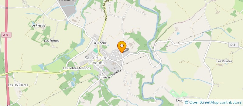 localisation de l'entreprise MONSIEUR TONY RAMBAUD à SAINT-HILAIRE-LE-VOUHIS