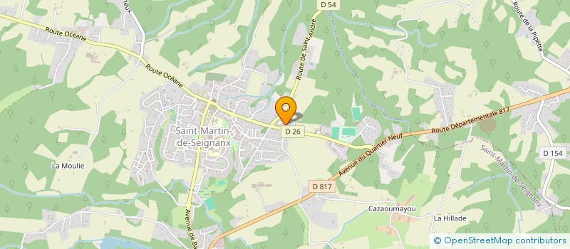 localisation de l'entreprise MONSIEUR TONY RANDE  SAINT-MARTIN-DE-SEIGNANX