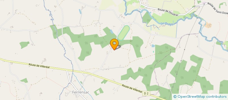 localisation de l'entreprise MONSIEUR TONY RAPHANEL  FERRENSAC