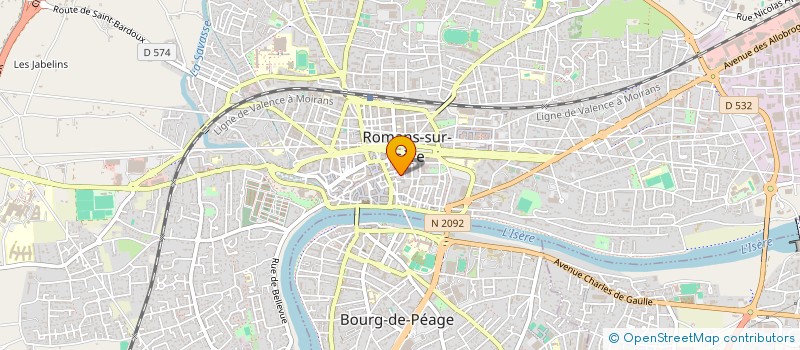 localisation de l'entreprise MONSIEUR TONY REYNIER à ROMANS-SUR-ISERE