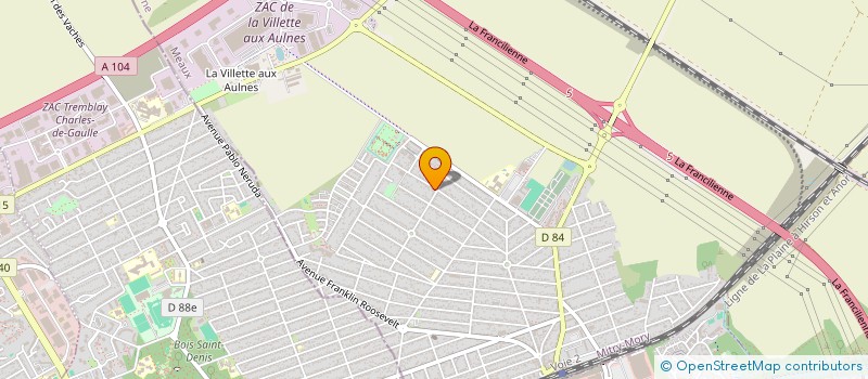 localisation de l'entreprise MONSIEUR TONY RIBEIRO  MITRY-MORY