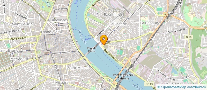 localisation de l'entreprise MONSIEUR TONY RICHER  BORDEAUX