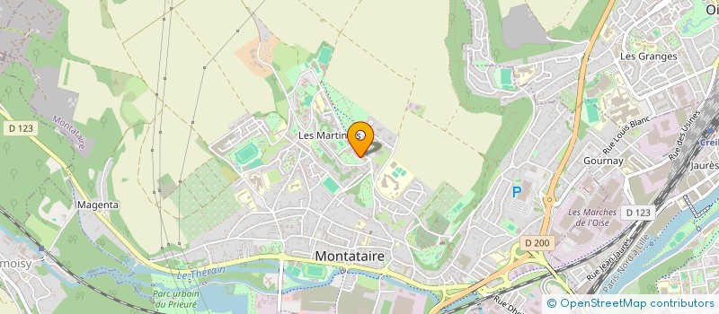 localisation de l'entreprise MONSIEUR TONY ROBARD  BERNES-SUR-OISE