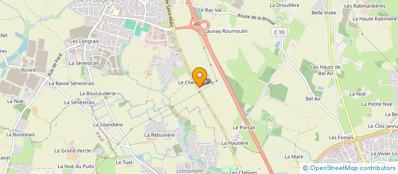 localisation de l'entreprise MONSIEUR TONY ROBERT  SAINT-GREGOIRE