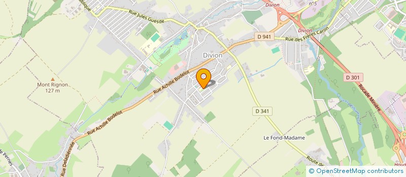 localisation de l'entreprise MONSIEUR TONY ROGER GERARD BOUTRY  DIEVAL