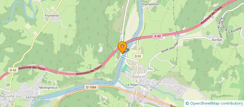 localisation de l'entreprise MONSIEUR TONY-ROMEO VARUTTI  PONCIN