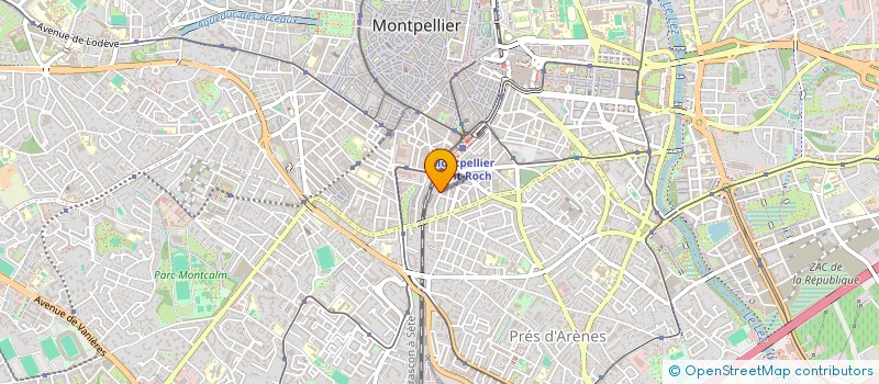 localisation de l'entreprise MONSIEUR TONY ROMUALD  MONTPELLIER