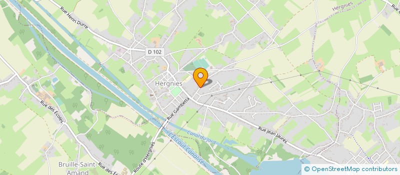 localisation de l'entreprise MONSIEUR TONY RUELLE  HERGNIES