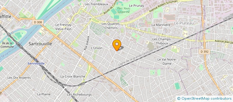 localisation de l'entreprise MONSIEUR TONY RUMOR à SARTROUVILLE