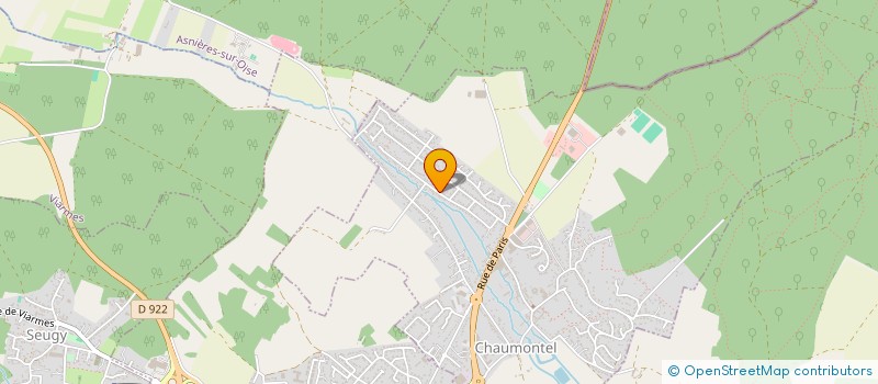 localisation de l'entreprise MONSIEUR TONY SABAK  CHAUMONTEL