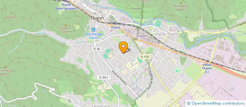 localisation de l'entreprise MONSIEUR TONY SAKR  THANN