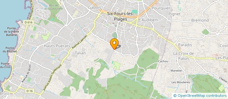 localisation de l'entreprise MONSIEUR TONY SALERNO à SIX-FOURS-LES-PLAGES