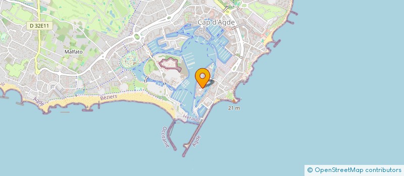 localisation de l'entreprise MONSIEUR TONY SALMON  AGDE