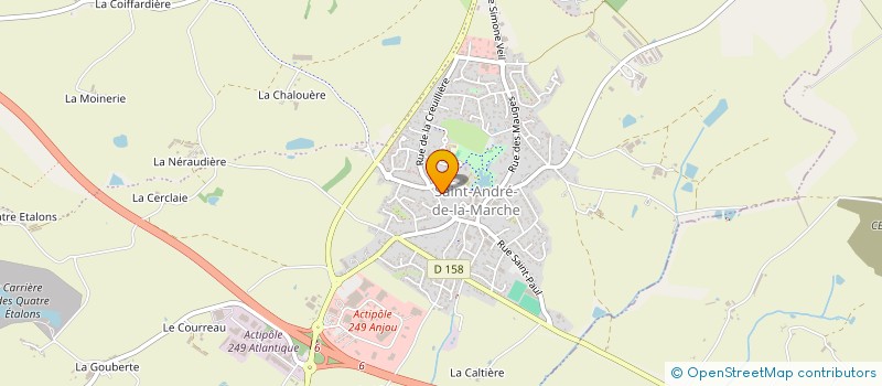 localisation de l'entreprise MONSIEUR TONY SANTOS à SEVREMOINE