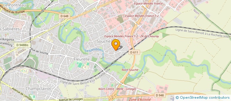 localisation de l'entreprise MONSIEUR TONY SAUZER  NIORT