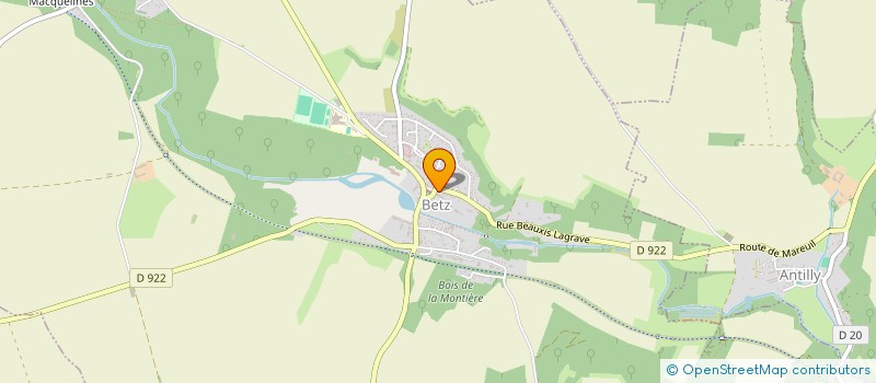 localisation de l'entreprise MONSIEUR TONY SCARDINA  BETZ