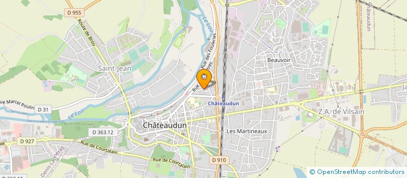 localisation de l'entreprise MONSIEUR TONY SECHER à CHATEAUDUN