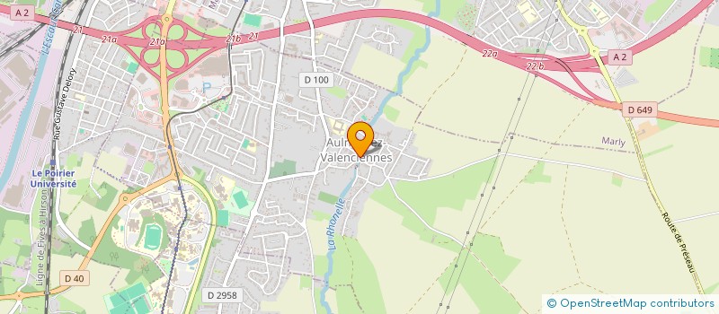 localisation de l'entreprise MONSIEUR TONY SEILER  AULNOY-LEZ-VALENCIENNES