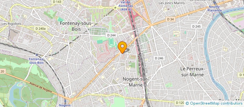 localisation de l'entreprise MONSIEUR TONY SEMEDO BORGES  NOGENT-SUR-MARNE