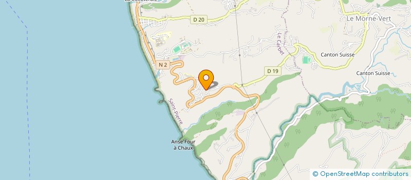 localisation de l'entreprise MONSIEUR TONY SERBIN  LE CARBET