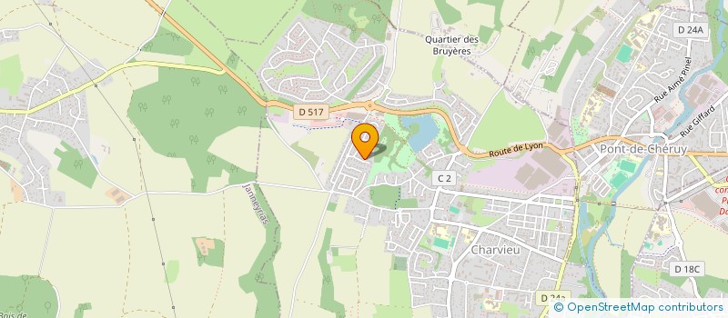 localisation de l'entreprise MONSIEUR TONY SERRANO  CHARVIEU-CHAVAGNEUX