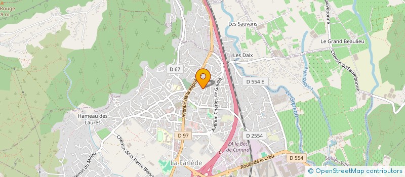 localisation de l'entreprise MONSIEUR TONY SIMON  LA FARLEDE