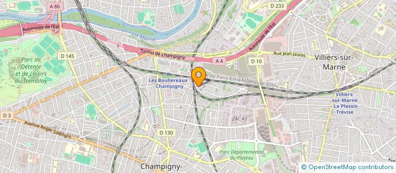 localisation de l'entreprise MONSIEUR TONY SOARES à CHAMPIGNY-SUR-MARNE